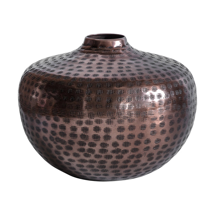 Owaka Vase Round Bronze 255x255x190mm