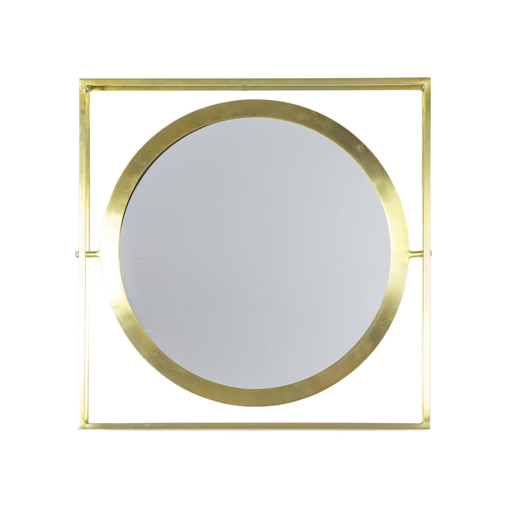Casimir Mirror Brass Square