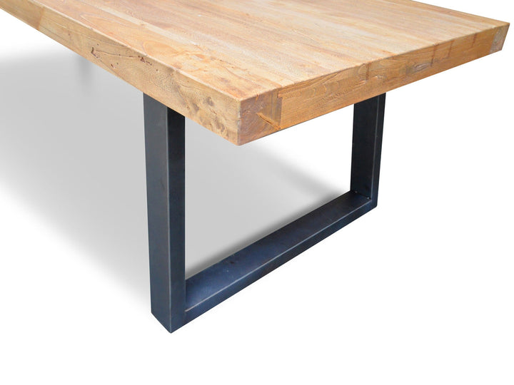 Richmond Reclaimed Elm Wood 3m Dining Table - 120cm (W)