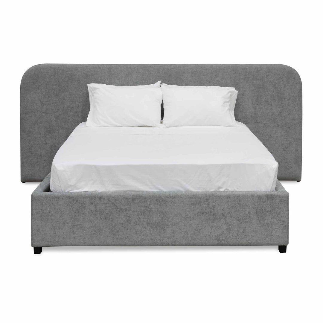 Auburn King Bed Frame - Flint Grey