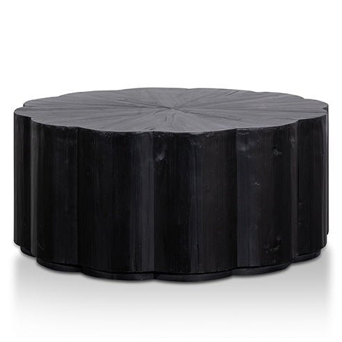 Abbotsford 100cm Round Coffee Table - Full Black