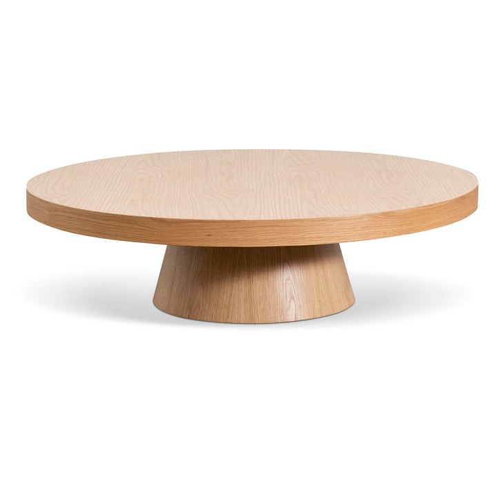 Oxford 1.1m Round Coffee Table - Natural Oak