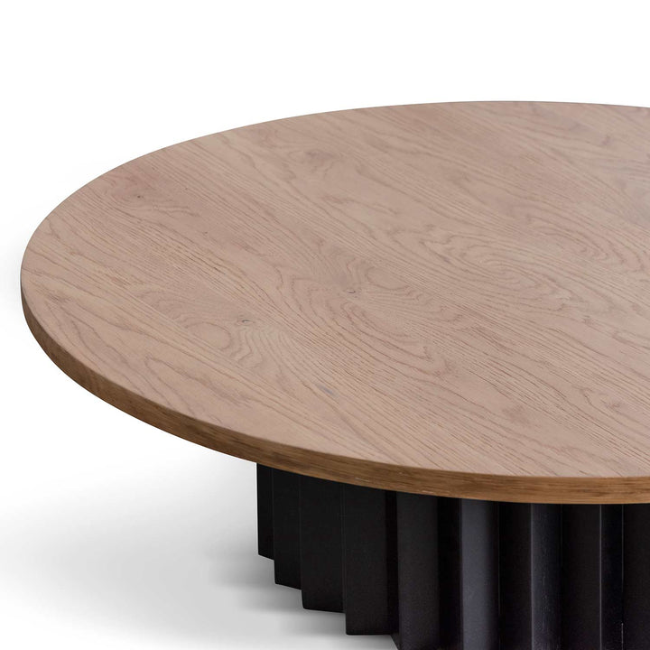Hammond Round Messmate Coffee Table - Black Base