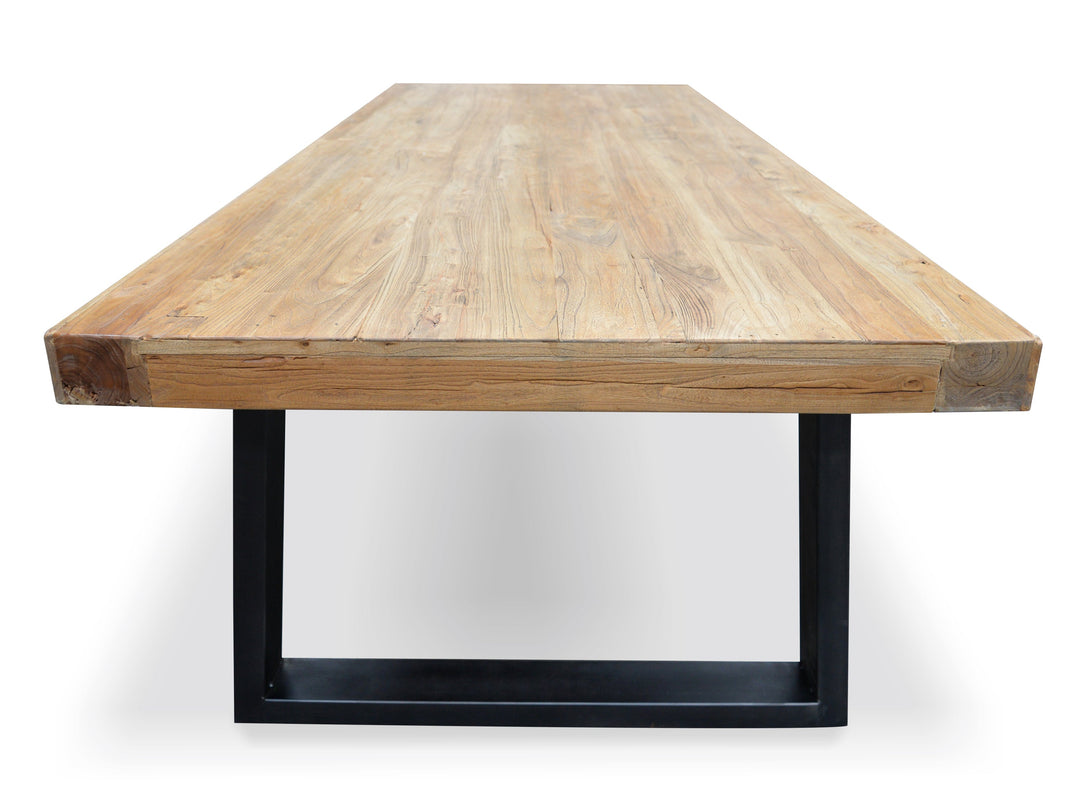 Richmond 2.4m Reclaimed Elm Wood Dining Table