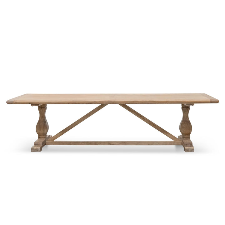 Richmond Dining Table 3m - Rustic Natural - 120cm (W)