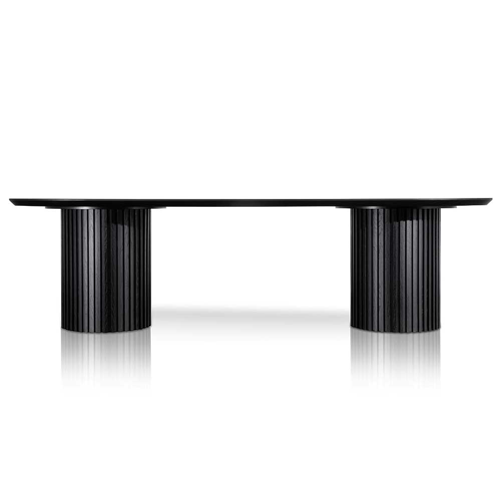 Oxford 2.8m Wooden Dining Table - Black