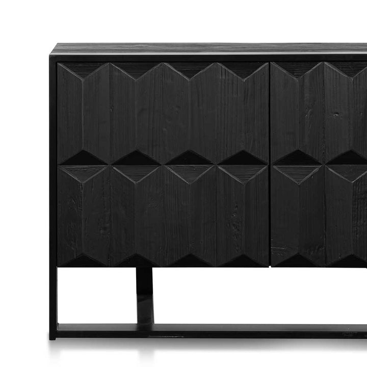 Abbotsford 1.78m Recycled Sideboard - Full Black