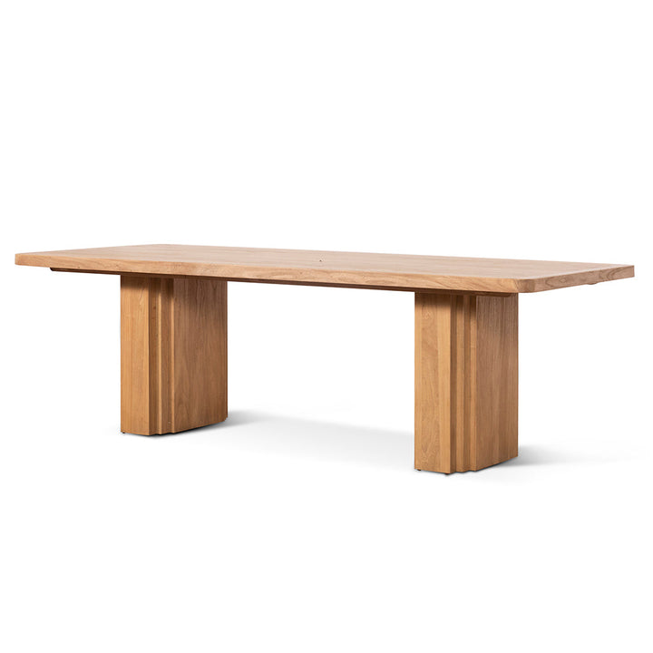 Abbotsford 2.4m Elm Dining Table - Natural