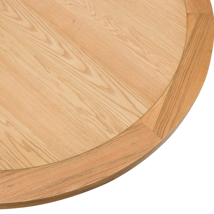 Warren 1.5m Round Wooden Dining Table - Distress Natural
