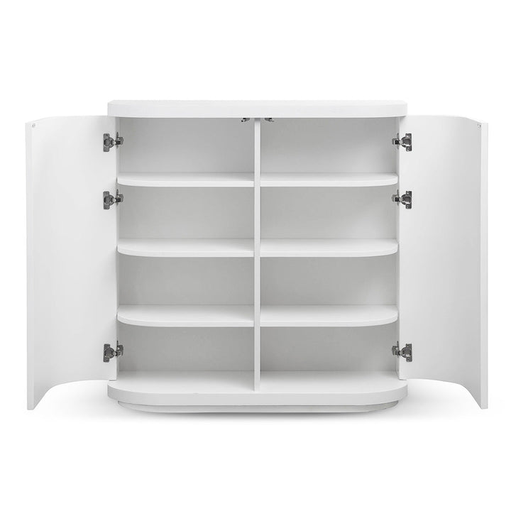 Esther 100cm Wooden Storage Cabinet - White