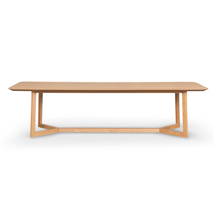Oxford 2.95m Wooden Dining Table - Natural