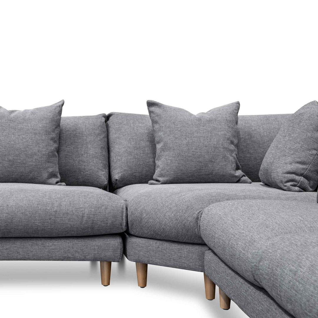 Maynard Left Return Modular Sofa - Graphite Grey