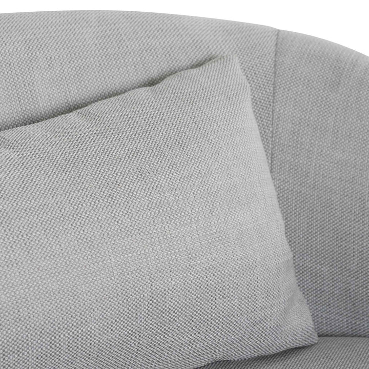 Broadway Fabric Armchair - Light Texture Grey