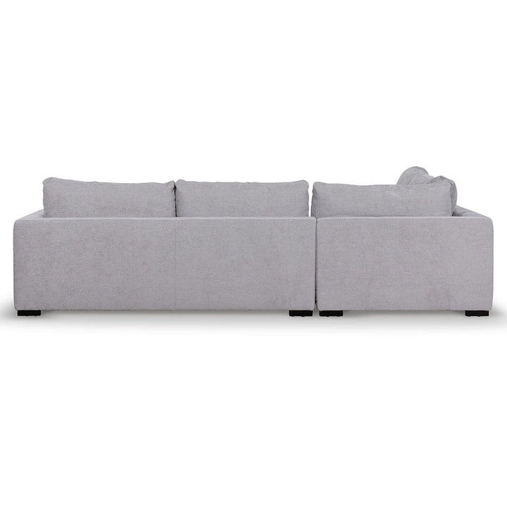 Broadway 4 Seater Fabric Left Chaise Sofa - Oyster Beige