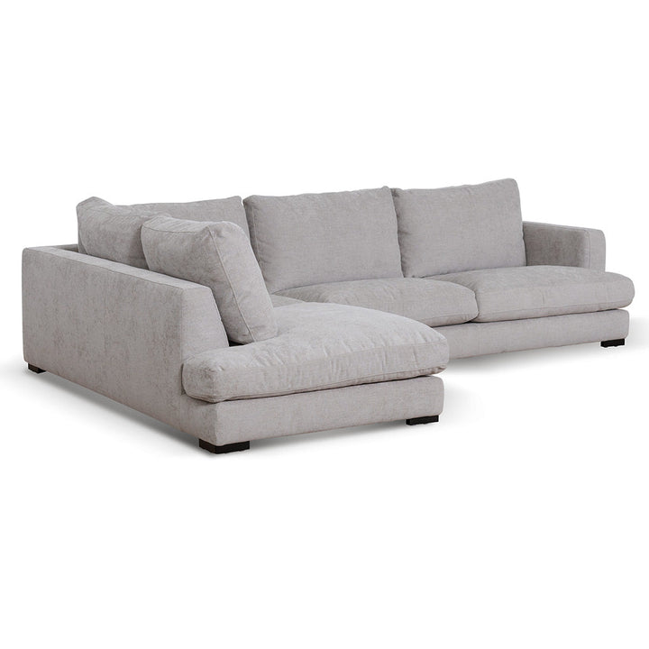 Broadway 4 Seater Fabric Left Chaise Sofa - Oyster Beige