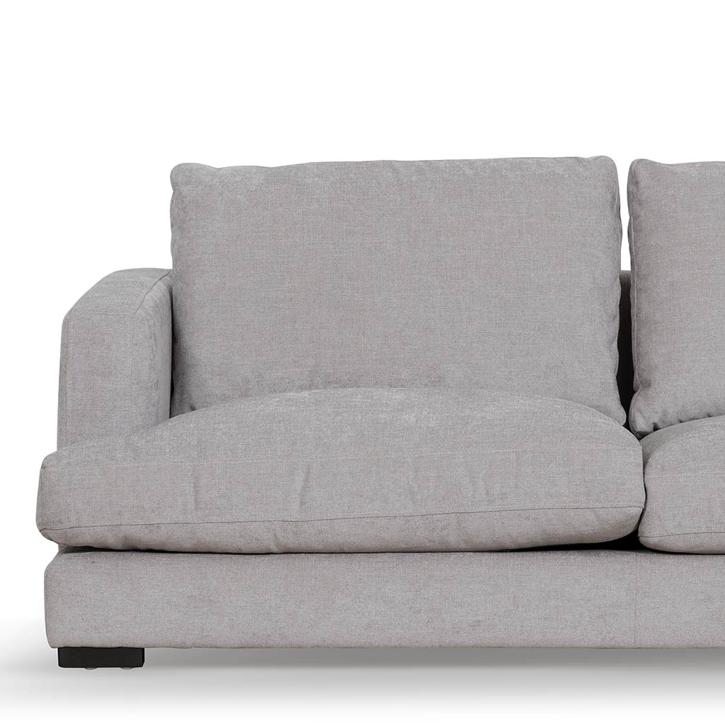 Broadway 4 Seater Fabric Right Chaise Sofa - Oyster Beige