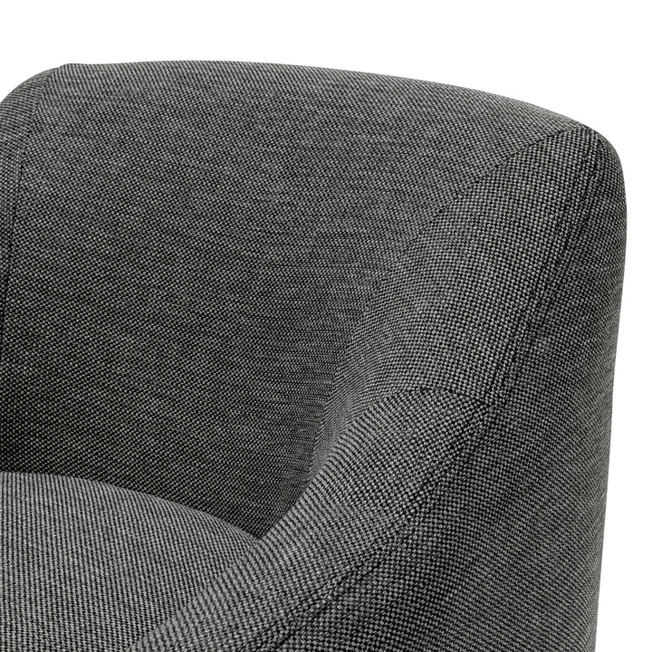 Broadway Fabric Armchair - Graphite Grey