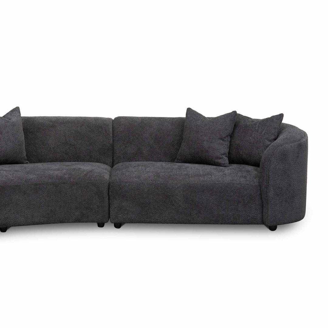 Maynard Left Chaise Sofa - Charcoal Fleece