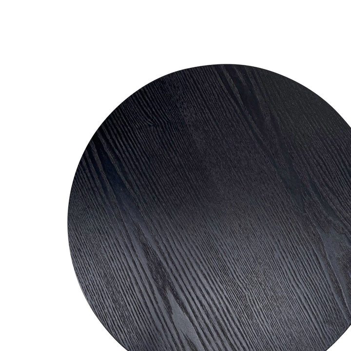 Folkestone Round Side Table - Full Black