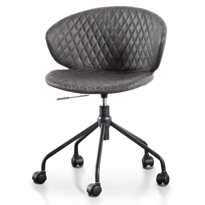 Danbury Office Chair - Charcoal with Black Base