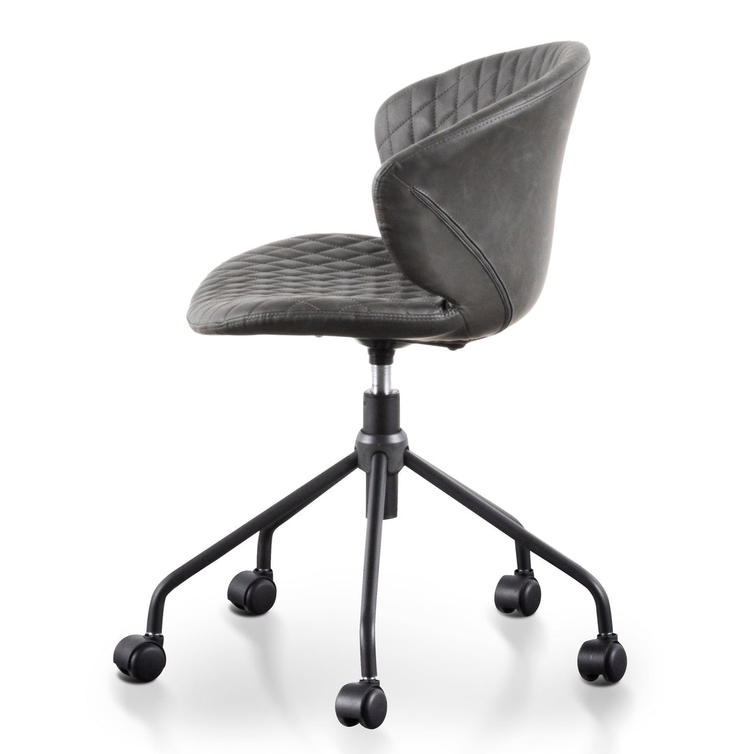 Danbury Office Chair - Charcoal with Black Base