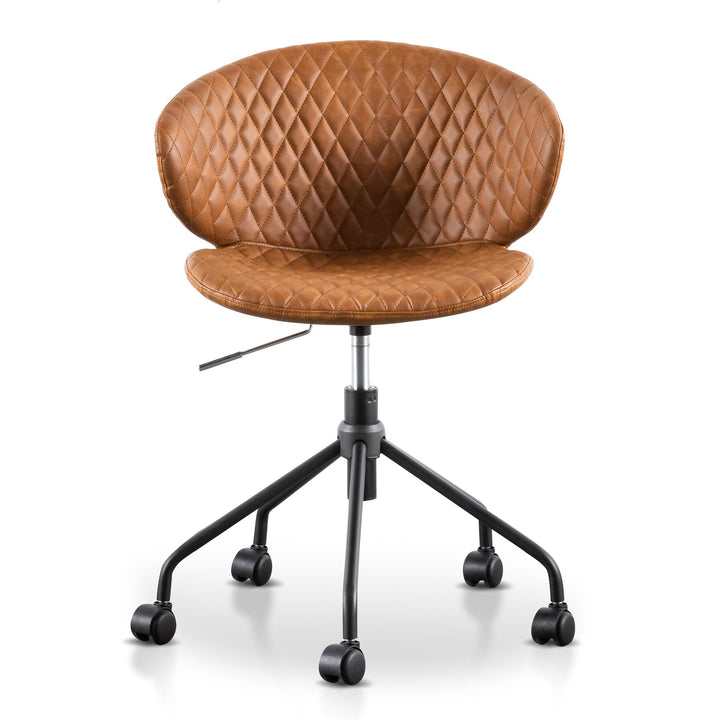 Danbury Office Chair - Tan with Black Base