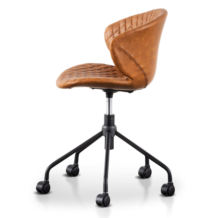 Danbury Office Chair - Tan with Black Base
