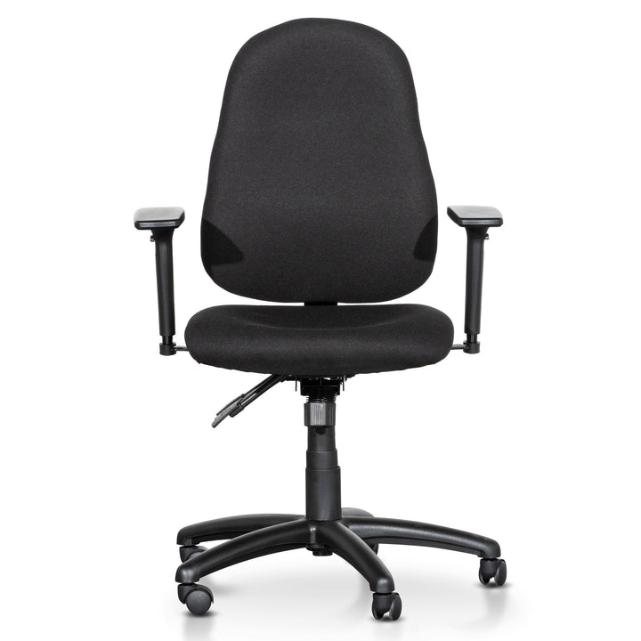 Faversham High Back Fabric Office Chair - Black