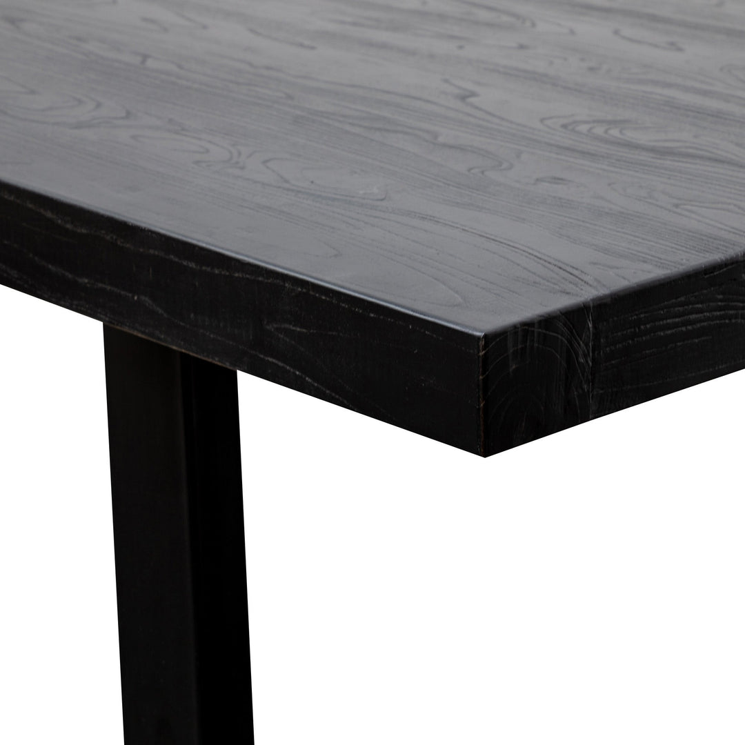 Richmond 3m Reclaimed Dining Table - 120cm (W) - Full Black