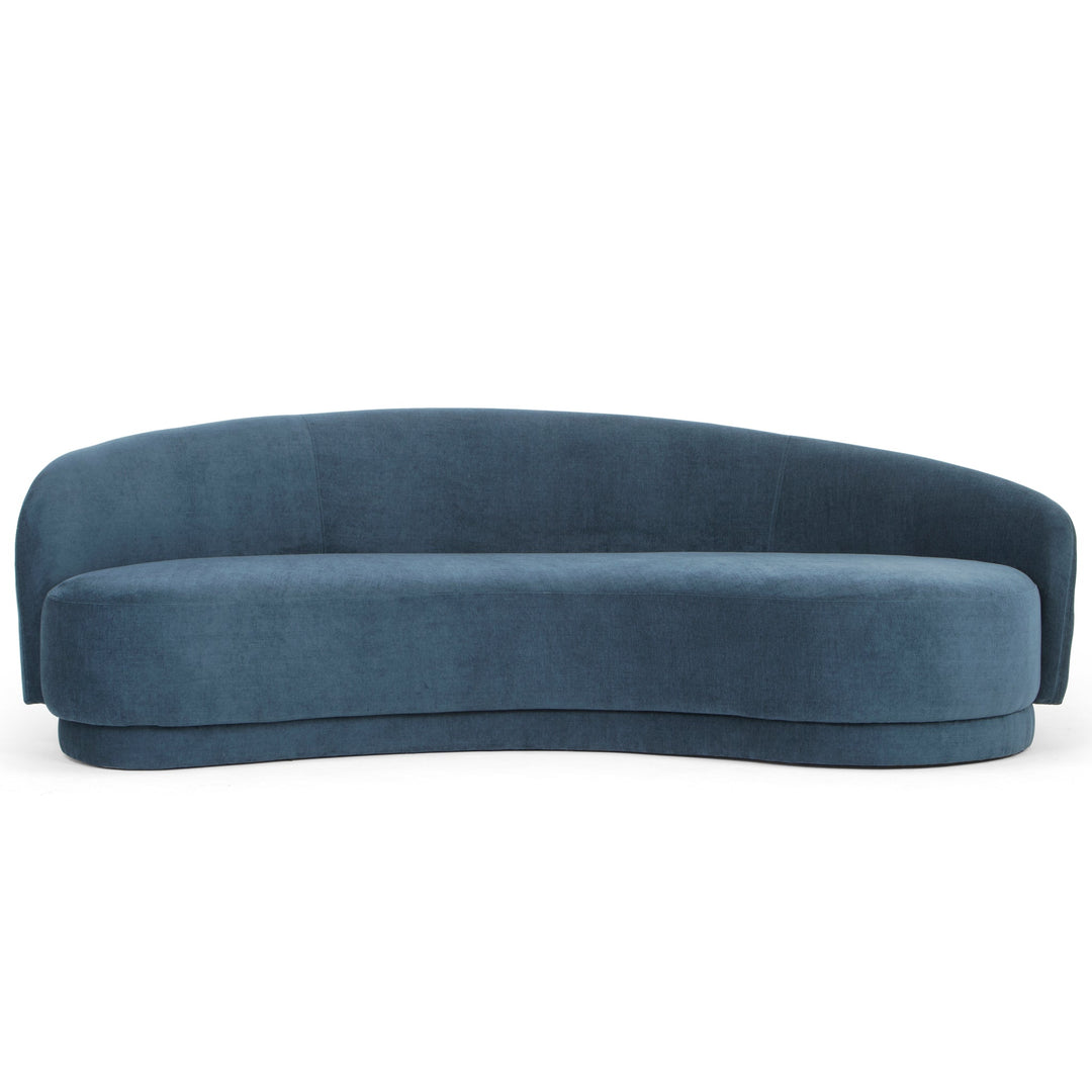 Victoria 4 Seater Fabric Sofa - Dusty Blue