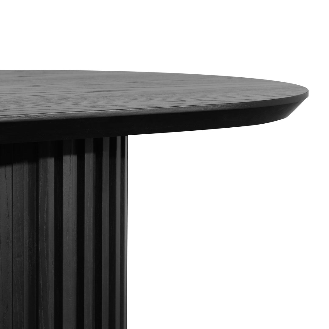 Oxford 2.2m Wooden Dining Table - Black Oak