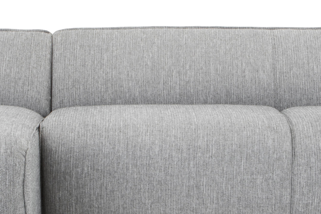 Victoria 3 Seater Left Chaise Sofa - Graphite Grey