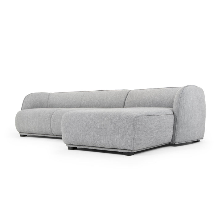 Fairford 3 Seater Right Chaise Sofa - Graphite Grey