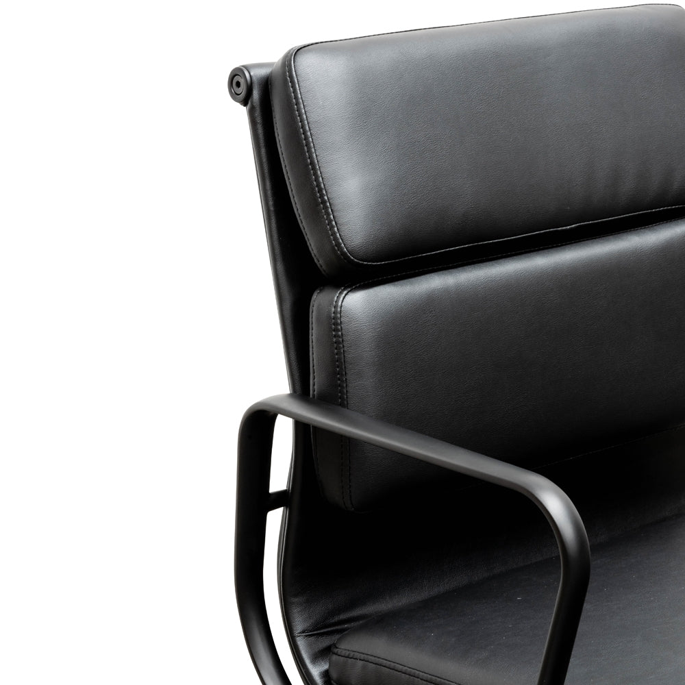 Aldridge Low Back Office Chair - Full Black