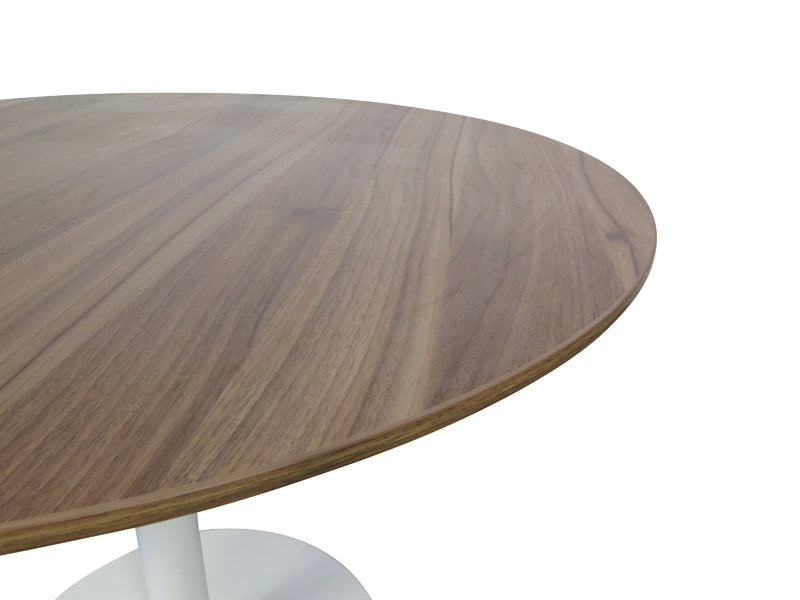 Margaret Round Office Meeting Table - Walnut
