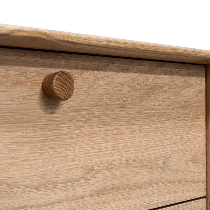 Tunbridge 2 Drawer Side Table - Oak