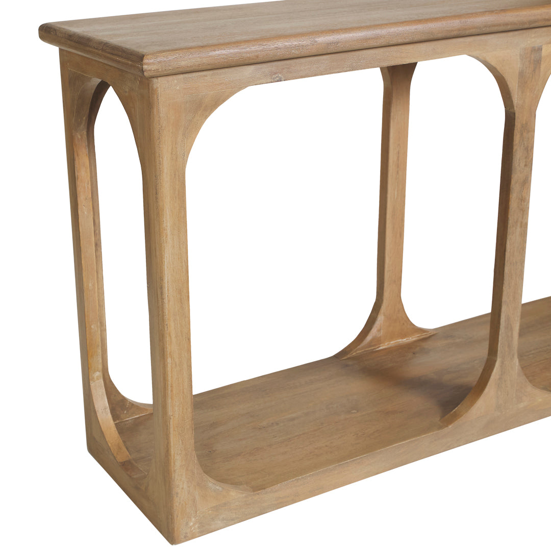 Scout Natural Mango Wood Console Table