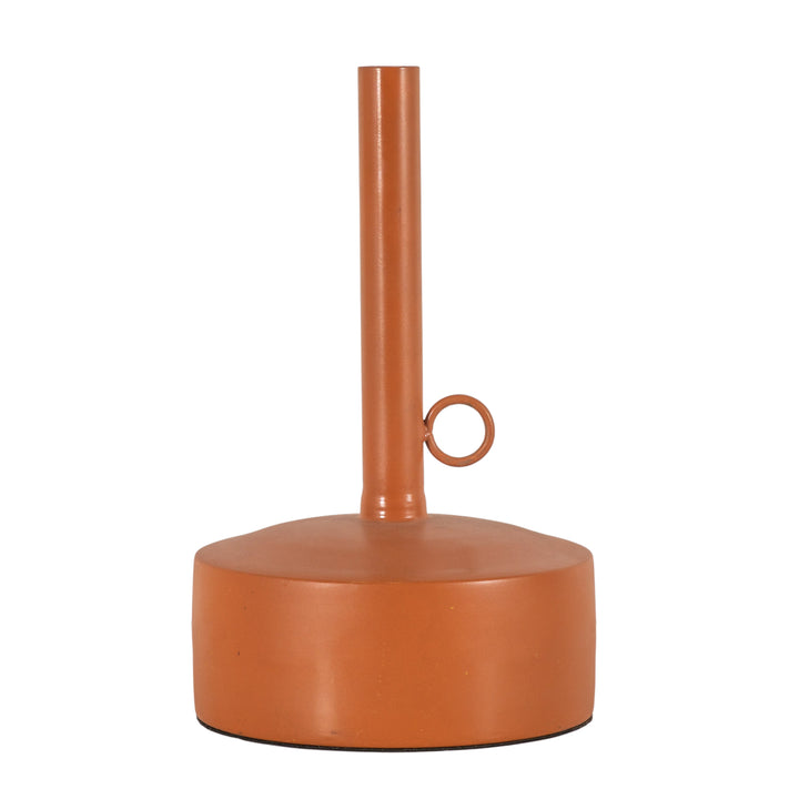 Bluff Vase Burnt Orange 250x250x400mm