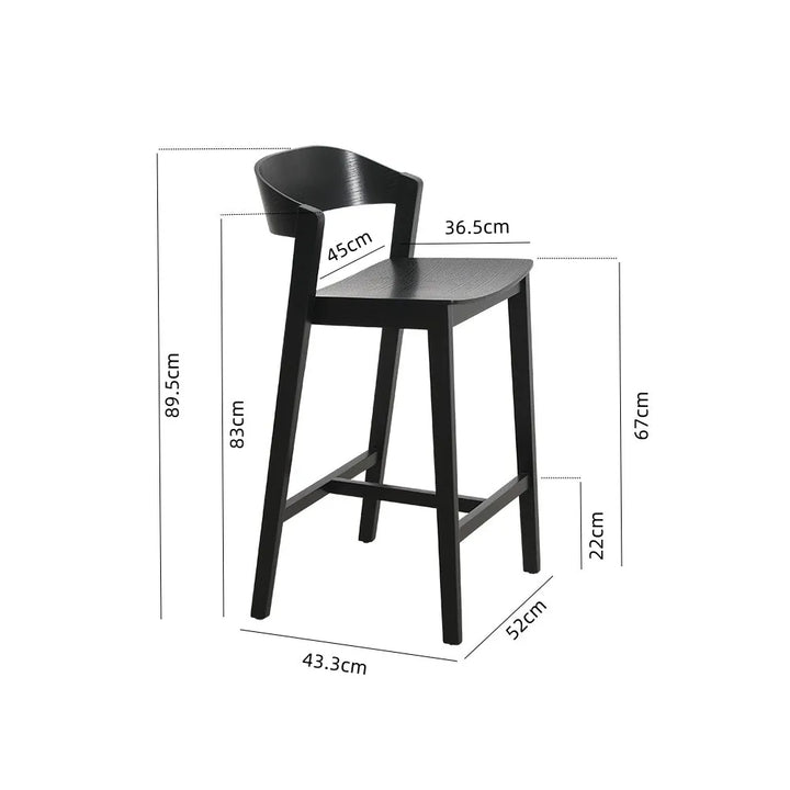 Moooi Wooden Barstool