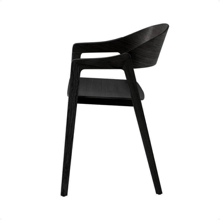 Moooi Wooden Dining Chair with Arms (Set of 2)