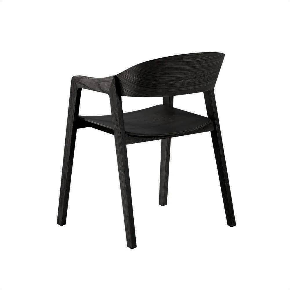 Moooi Wooden Dining Chair with Arms (Set of 2)