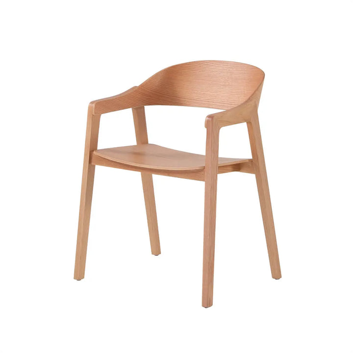 Moooi Wooden Dining Chair with Arms (Set of 2)