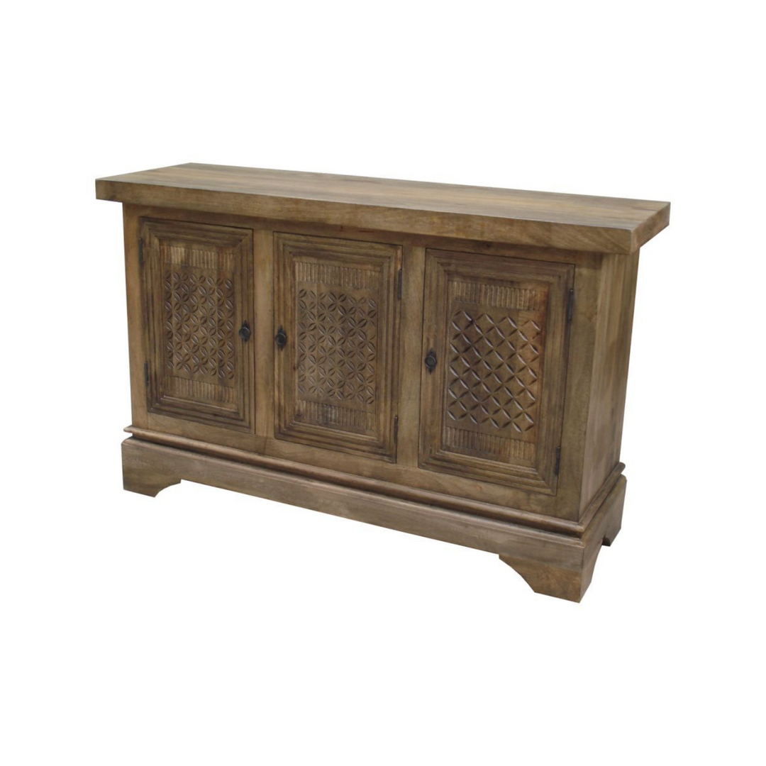 Phillipe 3 Door Solid Reclaimed Mango Wood Sideboard