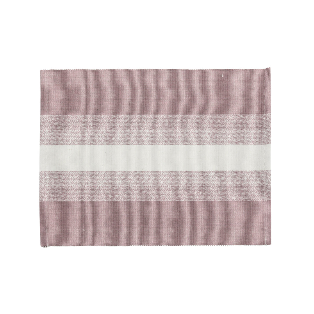 Treviso Ribbed Placemat Blush 450x350mm (4pk)