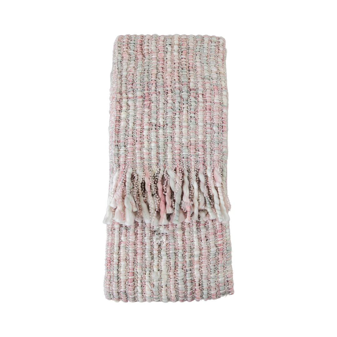 Empoli Space Dyed Throw Blush 1300x1700mm