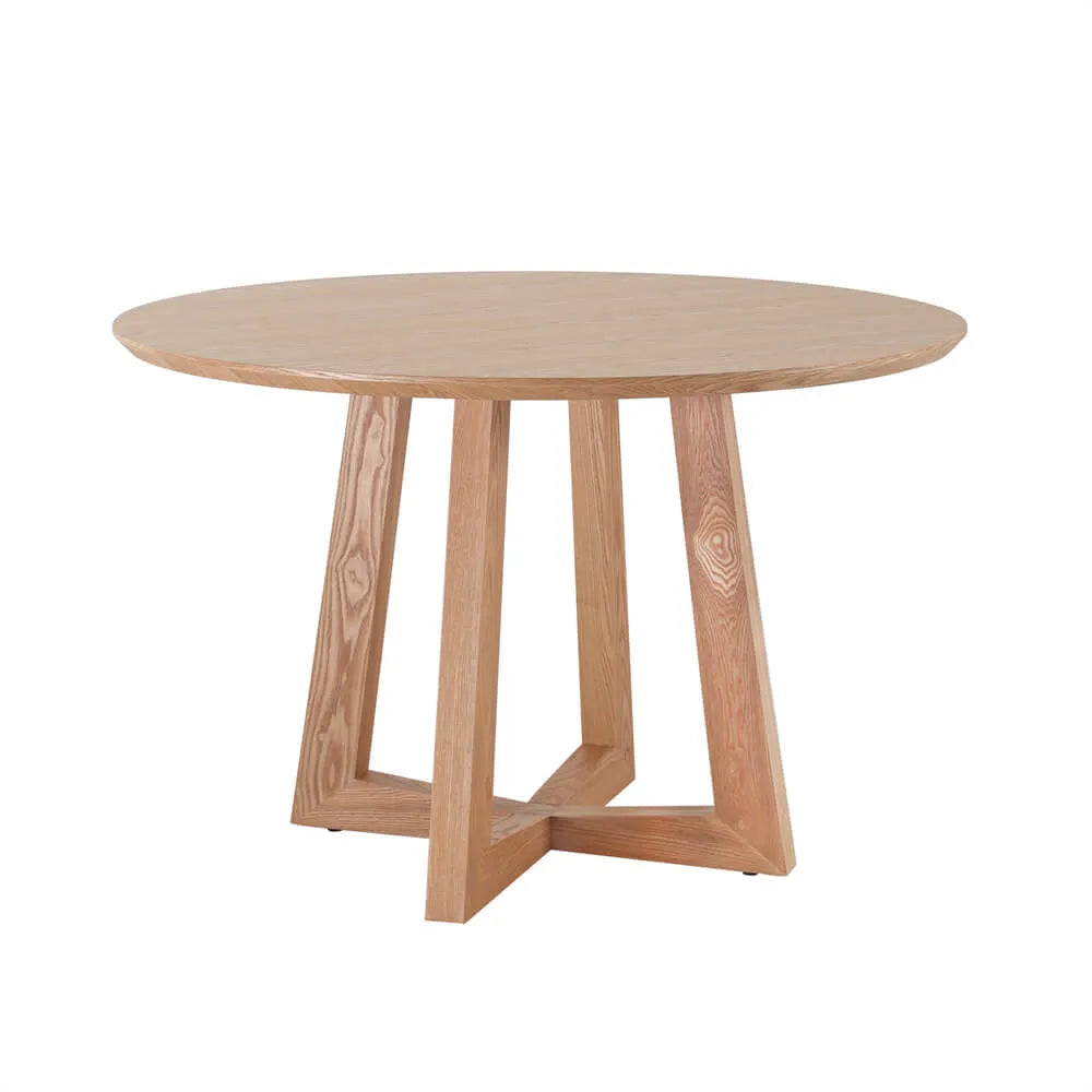 Sloan Round Timber Dining Table