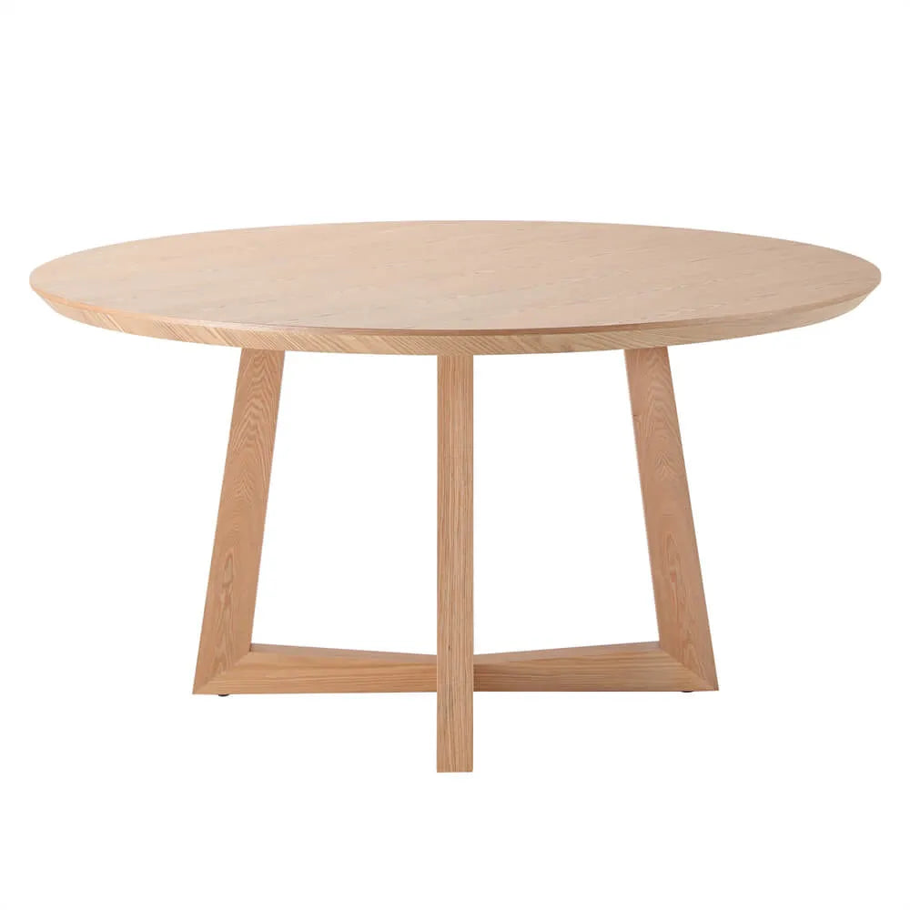 Sloan Round Timber Dining Table