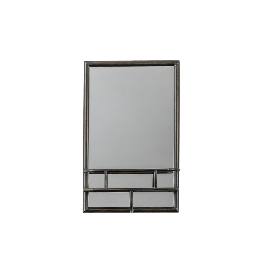 Daniel Rectangle Mirror Black 300x100x480mm