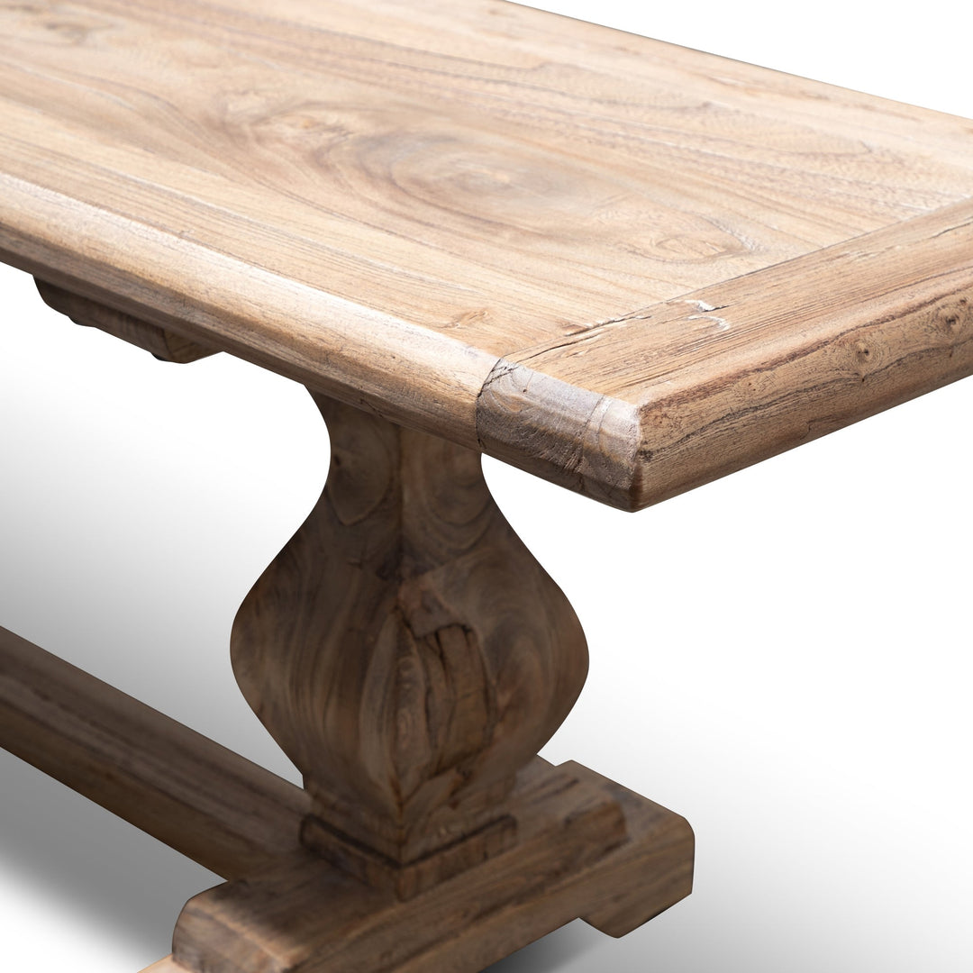 Richmond - Reclaimed Elm 2.4m Wood Bench - Natural