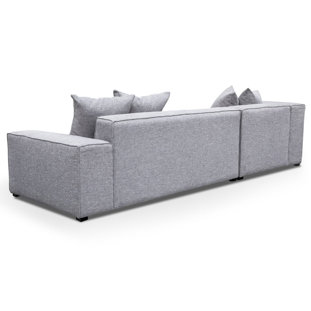 Maynard 3 Seater Left Chaise Sofa - Graphite Grey